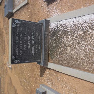 GROBLER Barend Christoffel 1910-1985