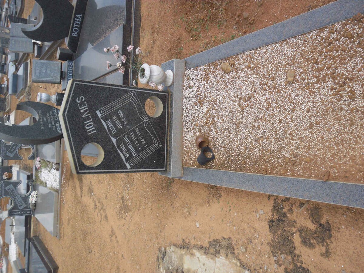 HOLMES  Wessel Cornelius 1943-1993 &amp; Elsabé Judith 1956-