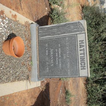HATTINGH Johannes 1906-1971