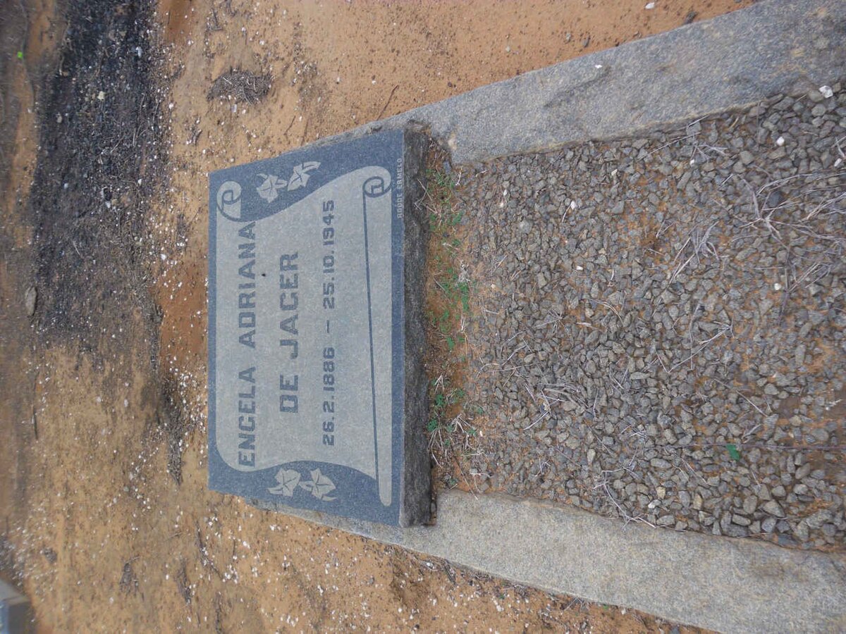 JAGER Engela Adriana, de 1886-1945