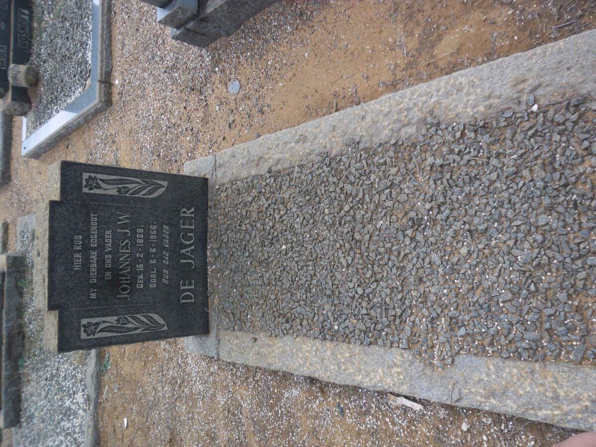 JAGER Johannes J.W., de 1868-19?6