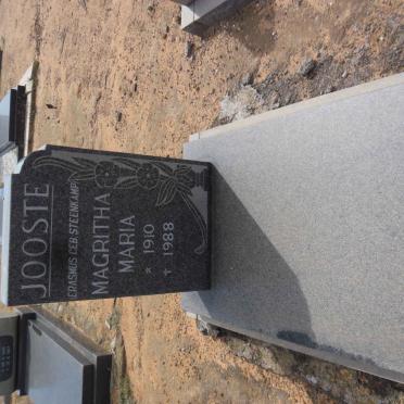 JOOSTE Magritha Maria formerly ERASMUS nee STEENKAMP 1910-1988