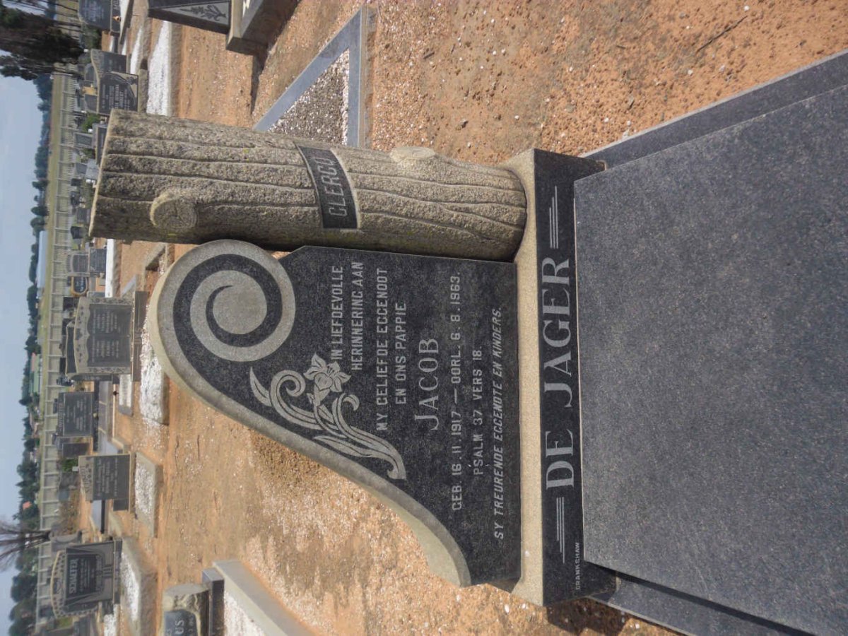 JAGER Jacob, de 1917-1963