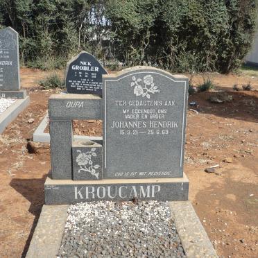 KROUCAMP Johannes Hendrik 1921-1969
