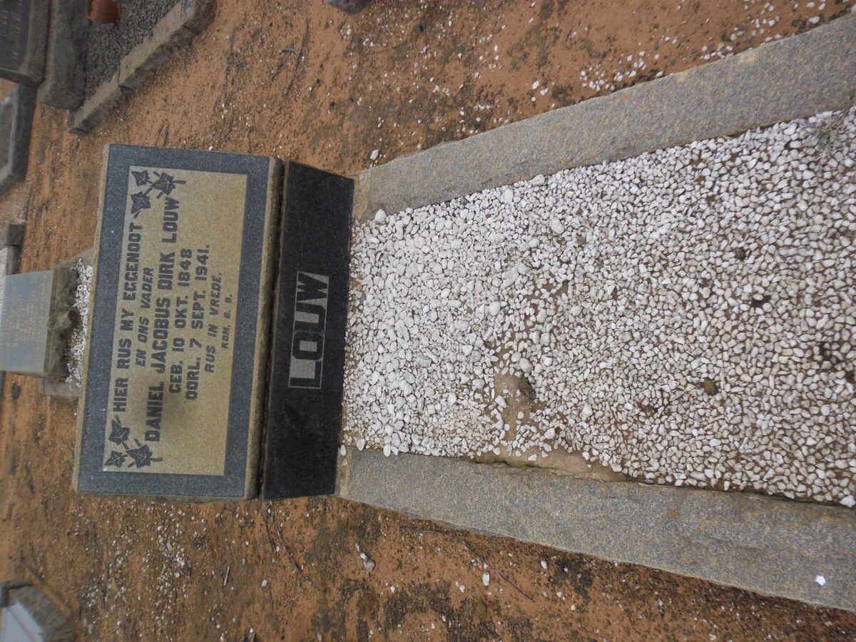 LOUW Daniel Jacobus Dirk 1848-1941