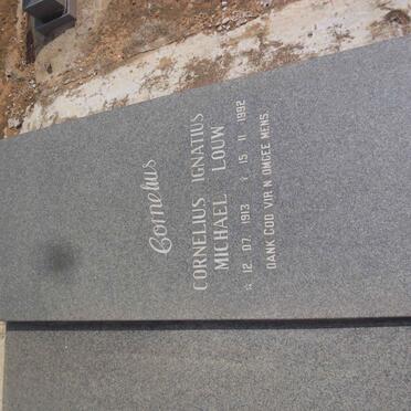LOUW Cornelius Ignatius Michael 1913-1992