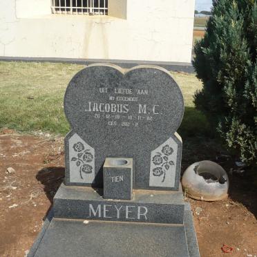 MEYER Jacobus M.C. 1918-1982