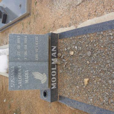 MOOLMAN Susanna Salomina Maria 1897-1994