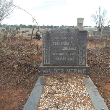 MERWE Catharina Johanna, van der 1949-1950