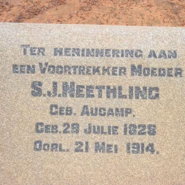 NEETHLING S.J. nee AUCAMP 1828-1914