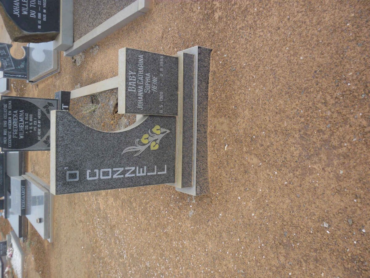 O' CONNELL Johanna Catharina Sophia nee HEINE 1920-1989