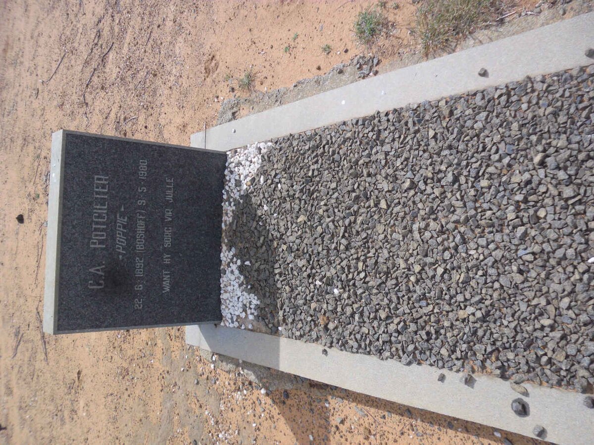 POTGIETER C.A. nee BOSHOFF 1892-1980
