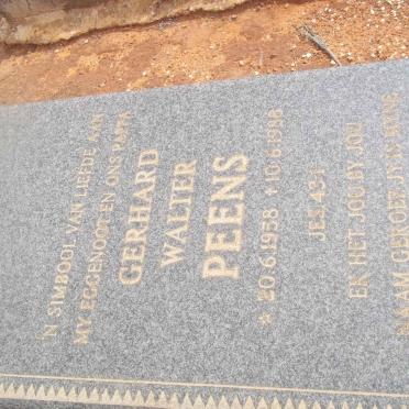 PEENS Gerhard Walter 1958-1988