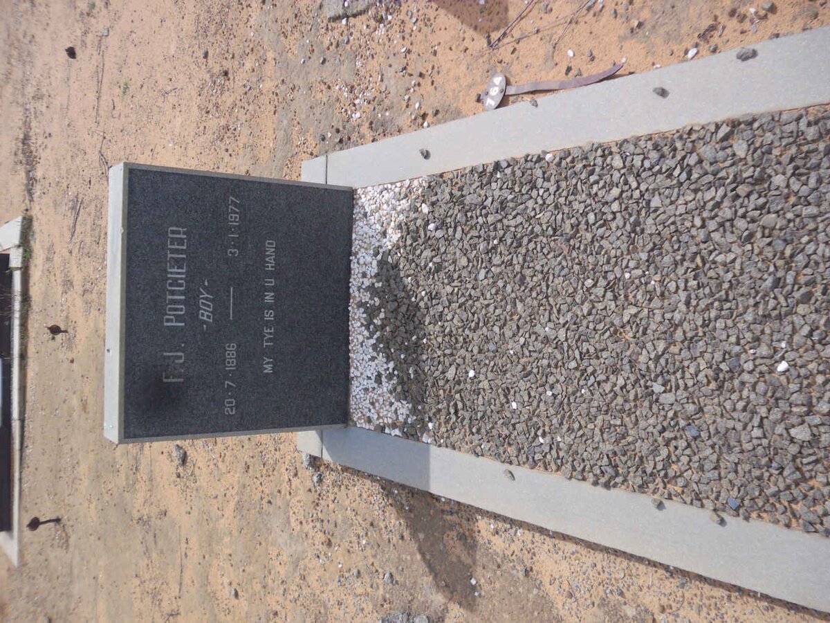 POTGIETER F.J. 1886-1977