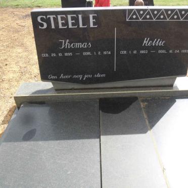 STEELE Thomas 1895-1974 &amp; Hettie 1903-1995
