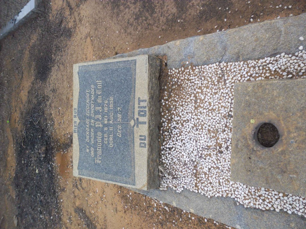 TOIT Francois P.J.J., du 1876-1952