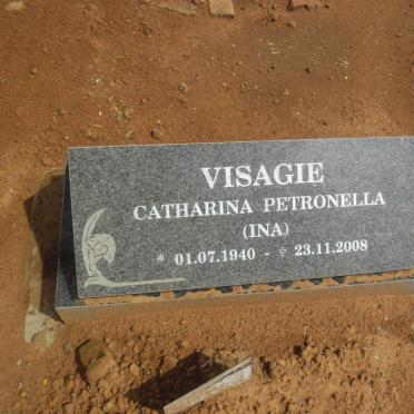 VISAGIE Catharina Petronella 1940-2008