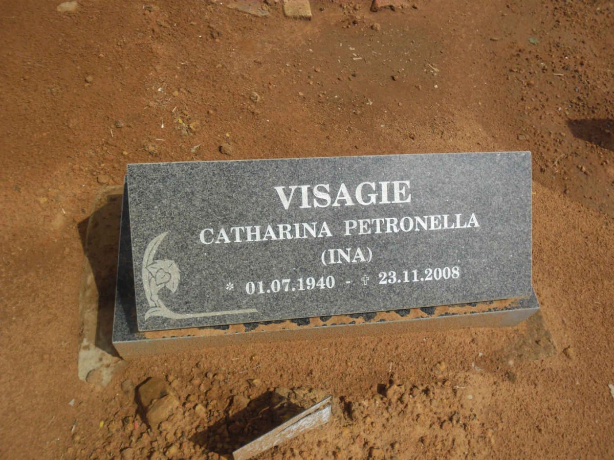 VISAGIE Catharina Petronella 1940-2008