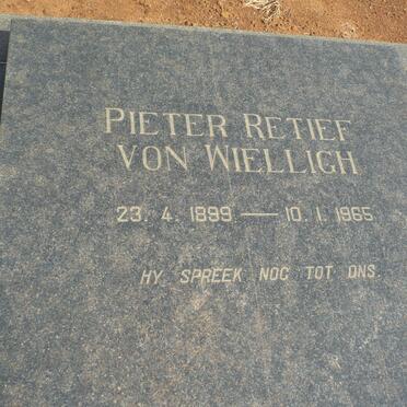 WIELLIGH Pieter Retief, von 1899-1965