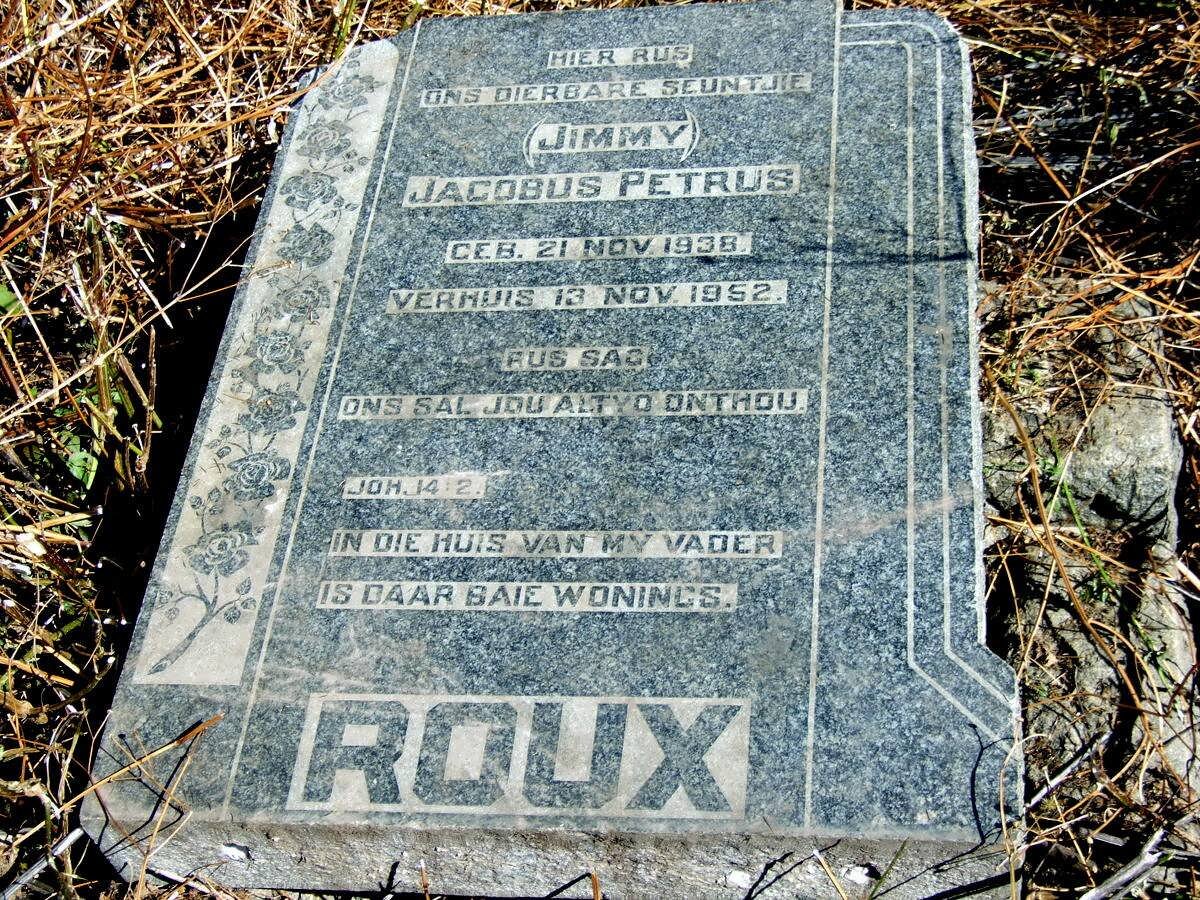ROUX Jacobus Petrus 1938-1952