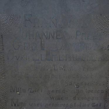 PREEZ Franscois Johannes, du 1835-1916  