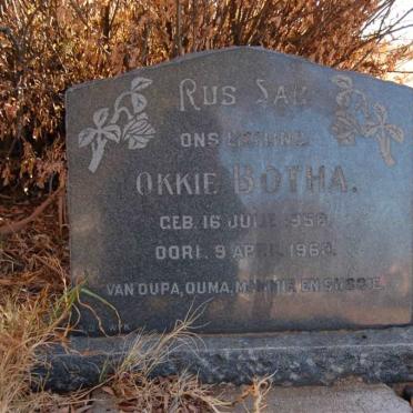 BOTHA Okkie 1958-1960