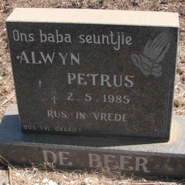 BEER Alwyn Petrus, de 1985-1985