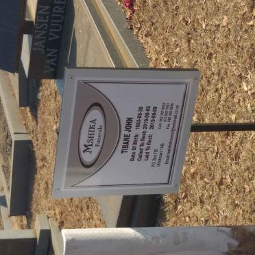 TIBANE John 1963-2019