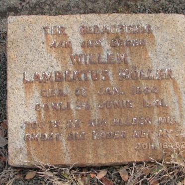 MOLLER Willem Lambertus 1884-1941