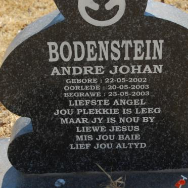 BODENSTEIN Andre Johan 2002-2003