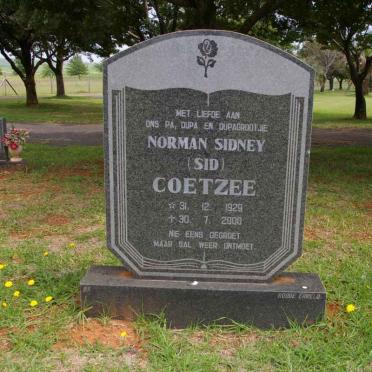 COETZEE Norman Sidney 1929-2000
