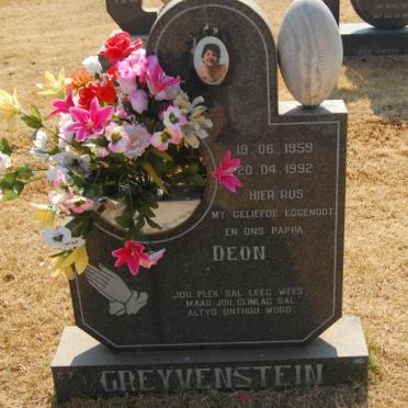 GREYVENSTEIN Deon 1959-1992