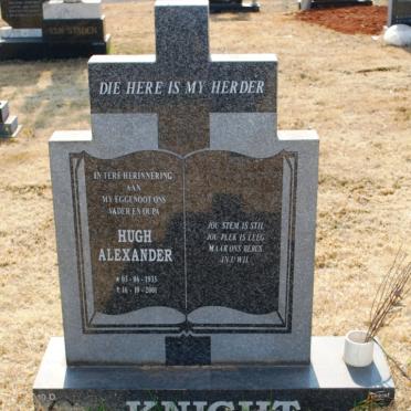 KNIGHT Hugh Alexander 1933-2001