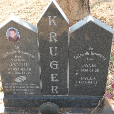 KRUGER Fanie 1950- &amp; Hyla 1953- :: KRUGER Jannie 1982-2004