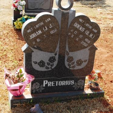 PRETORIUS J.J. 1952- &amp; B.H. 1958-2002