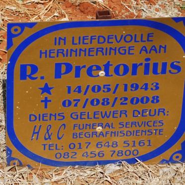 PRETORIUS R. 1943-2008