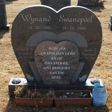 SWANEPOEL Jacobus J. 1958- &amp; Johanna P.W. 1960- :: SWANEPOEL Wynand 1982-2004
