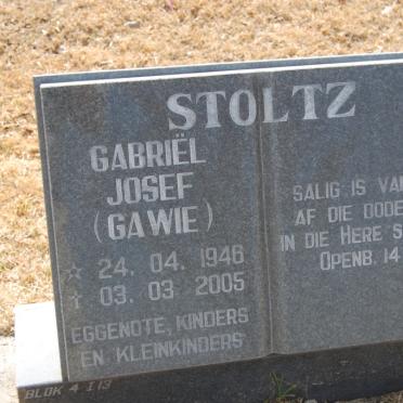 STOLTZ Gabriël Josef 1946-2005