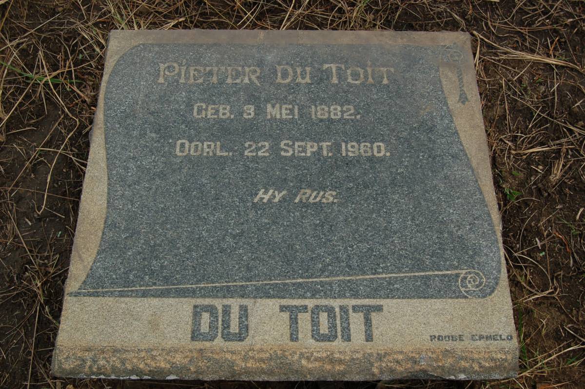 TOIT Pieter, du 1882-1960