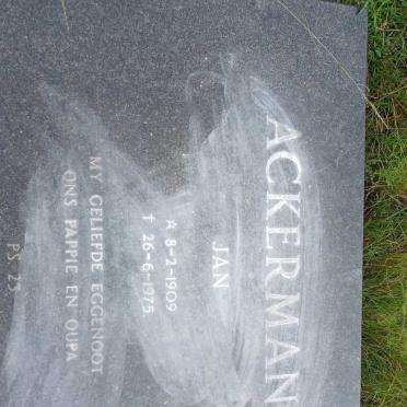 ACKERMANN Jan 1909-1975