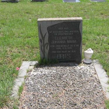 BRITS Elizabeth Johanna Maria nee GROENEWALD 1911-1970