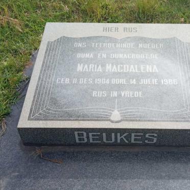 BEUKES Roelof Jacobus 1893-1974 &amp; Maria Magdalena 1904-1986 