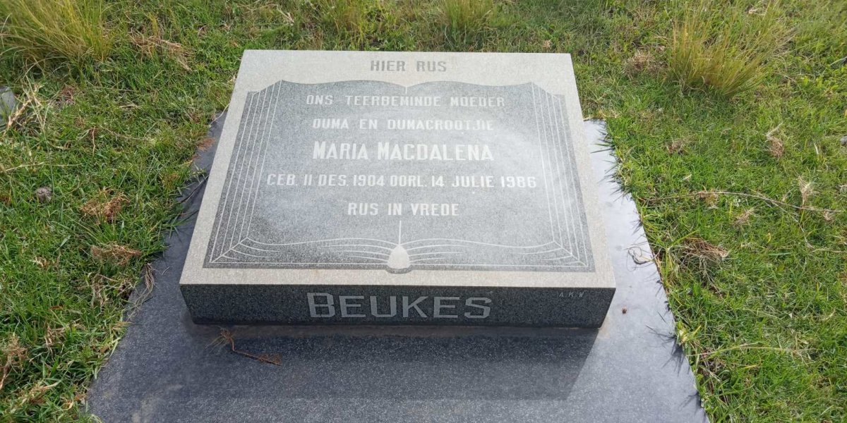 BEUKES Maria Magdalena 1904-1986