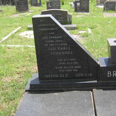 BRITS Jan Karel Johannes 1899-1981 &amp; Hester Margaretha VAN BILJON 1894-1979