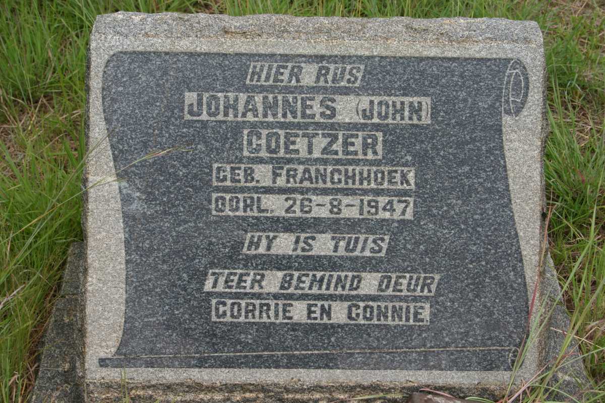 COETZER Johannes -1947