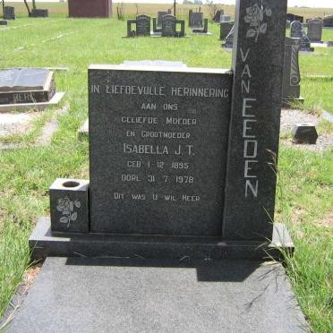 EEDEN Isabella J.T., van 1895-1978