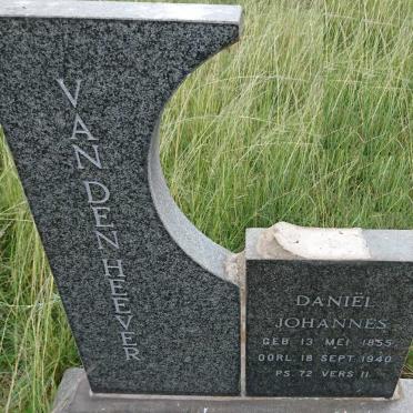 HEEVER Daniel Johannes, van den 1855-1940