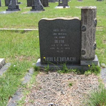 HOLLENBACH Bettie 1926-1979