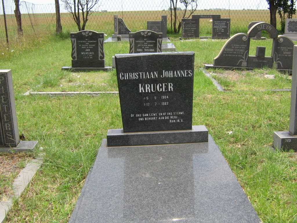 KRUGER Christiaan Johannes 1904-1982