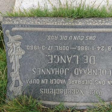 LANGE Coenraad Johannes, de 1886-1960